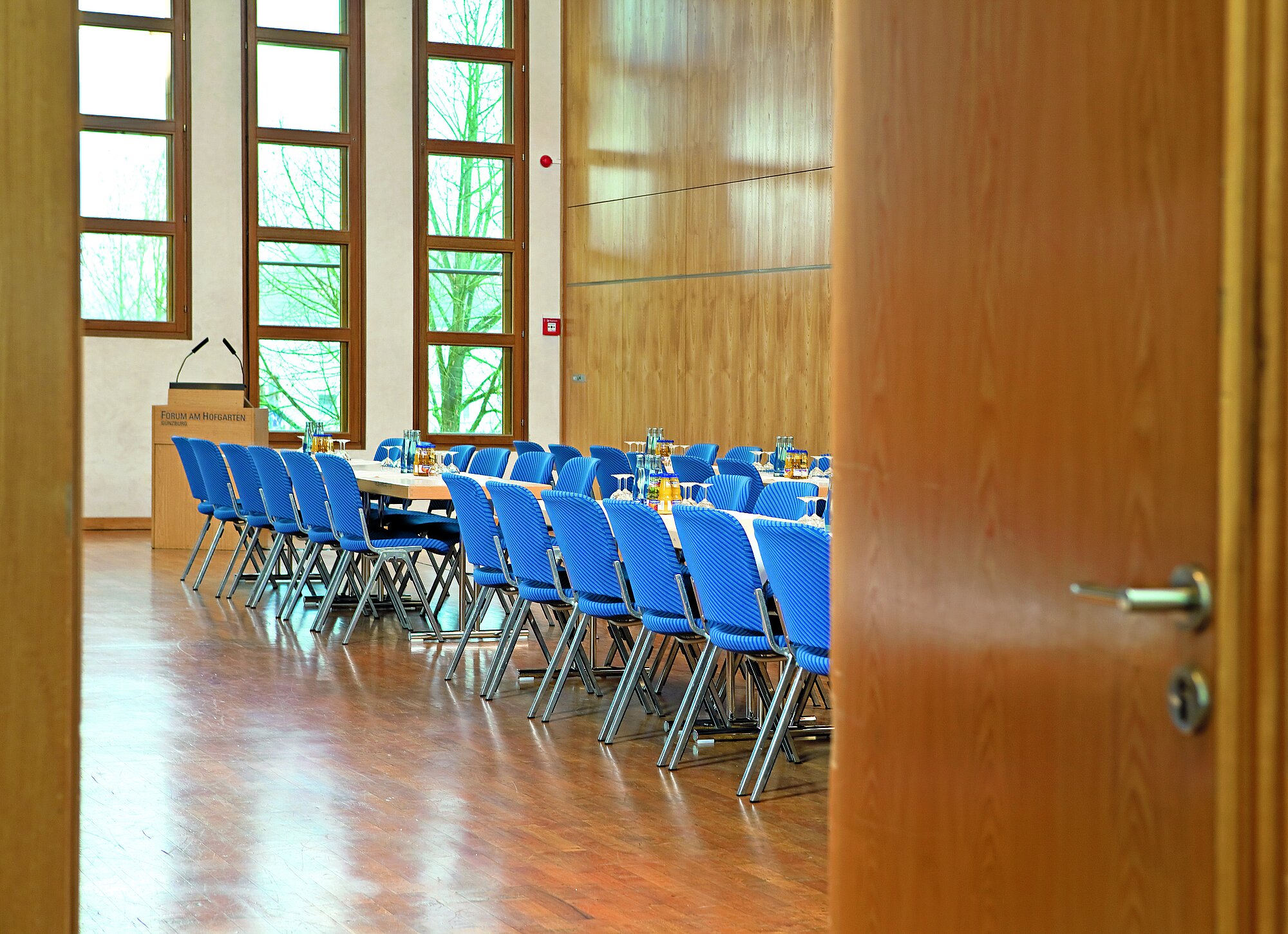 Der Marie-Antoinette-Saal kann mit dem Maria-Theresia-Saal verbunden werden. Foto: Contrast Marketing für die Stadt Günzburg