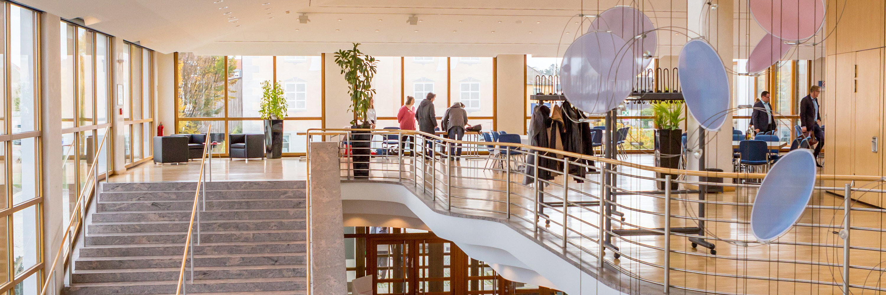 Verschiedene Veranstaltungsräume stehen im Forum zu Verfügung. Foto: Philipp Röger für die Stadt Günzburg